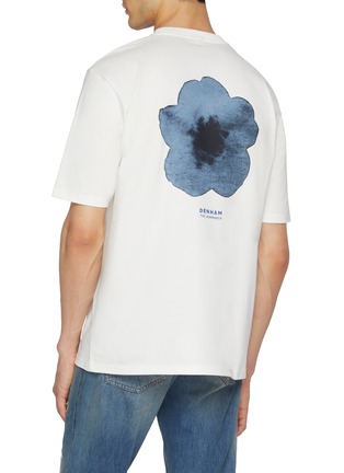 Back View - Click To Enlarge - DENHAM - Grow Slow Flower Print T-Shirt