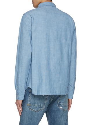 Back View - Click To Enlarge - DENHAM - Rich Regular Chambray Shirt