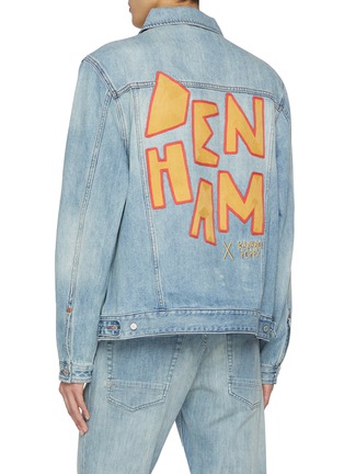 Back View - Click To Enlarge - DENHAM - X Karabo Poppy Denim Jacket