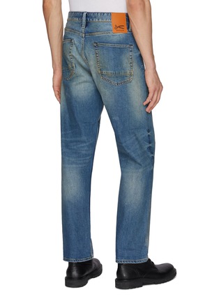 Back View - Click To Enlarge - DENHAM - Dagger Selvedge Tapered Jeans