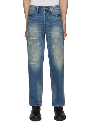 Main View - Click To Enlarge - DENHAM - Dagger Selvedge Tapered Jeans