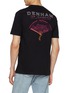 Back View - Click To Enlarge - DENHAM - Denham Fan Print T-Shirt