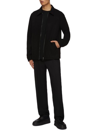 Figure View - Click To Enlarge - RICK OWENS  - Brad Melton Wool Jacket