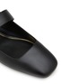 Detail View - Click To Enlarge - VALENTINO GARAVANI - VLogo Locker Leather Ballerina Flats