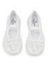 Detail View - Click To Enlarge - VALENTINO GARAVANI - True Actress Toile Iconographe Leather Ballerina Flats