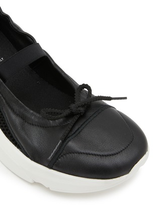 Detail View - Click To Enlarge - VALENTINO GARAVANI - True Actress Leather Leather Ballerina Flats