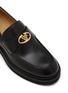 Detail View - Click To Enlarge - VALENTINO GARAVANI - VLogo Locker Calfskin Leather Loafers