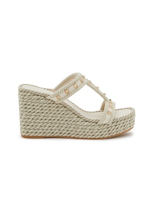 Main View - Click To Enlarge - VALENTINO GARAVANI - 25/90 Rockstud Platform Espadrilles