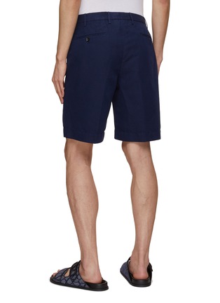 Back View - Click To Enlarge - INCOTEX - Extendable Waistband Bermuda Shorts