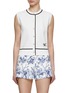 Main View - Click To Enlarge - SOUTHCAPE - Contrast Trim Button Up Gilet