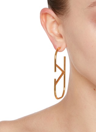 Figure View - Click To Enlarge - VALENTINO GARAVANI - Signature VLogo Earrings