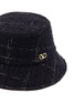 Detail View - Click To Enlarge - VALENTINO GARAVANI - VLogo Signature Tweed Bucket Hat