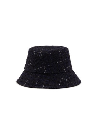 Figure View - Click To Enlarge - VALENTINO GARAVANI - VLogo Signature Tweed Bucket Hat