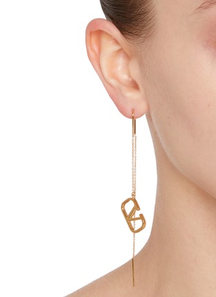 Figure View - Click To Enlarge - VALENTINO GARAVANI - VLogo Signature Drop Earrings