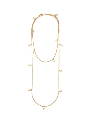 Main View - Click To Enlarge - VALENTINO GARAVANI - VLogo Signature Brass Necklace