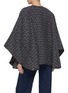 Back View - Click To Enlarge - VALENTINO GARAVANI - Toile Iconographe Wool Cashmere Blend Double Poncho