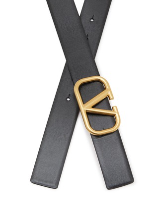 Detail View - Click To Enlarge - VALENTINO GARAVANI - VLogo Reversible 30mm Leather Belt