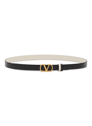 Detail View - Click To Enlarge - VALENTINO GARAVANI - VLogo Buckle Reversible Leather Belt