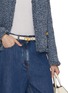 Figure View - Click To Enlarge - VALENTINO GARAVANI - VLogo Buckle Reversible Leather Belt