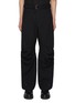 Main View - Click To Enlarge - THE VIRIDI-ANNE - Herringbone Cotton Wool Linen Pants