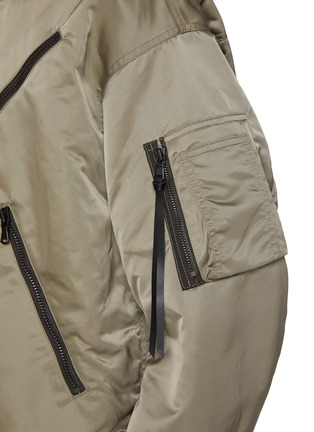  - THE VIRIDI-ANNE - Water Repellent Nylon Bomber Jacket