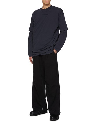 Figure View - Click To Enlarge - THE VIRIDI-ANNE - Object Dyed Cotton Sweatpants