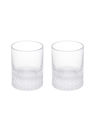 Main View - Click To Enlarge - RICHARD BRENDON - Diamond Shot Glass — Set Of 2