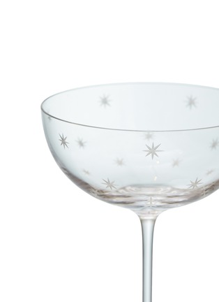 Detail View - Click To Enlarge - RICHARD BRENDON - Cocktail Star Cut Coupe Glass — Set Of 2