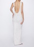 Back View - Click To Enlarge - SKIMS - Soft Lounge Lace Scoop Neck Maxi Dress