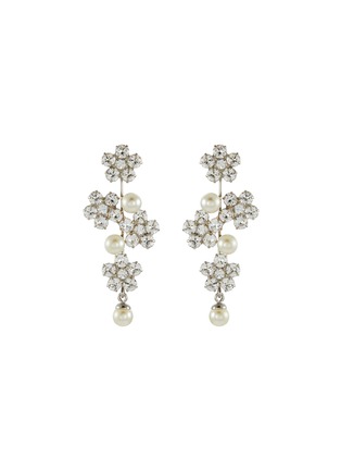 Main View - Click To Enlarge - JENNIFER BEHR - Aria Swarovski Crystal Faux Pearl Earrings