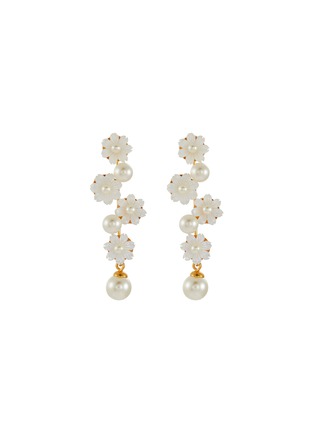 Main View - Click To Enlarge - JENNIFER BEHR - Calissa Mother of Pearl Faux Pearl Earrings