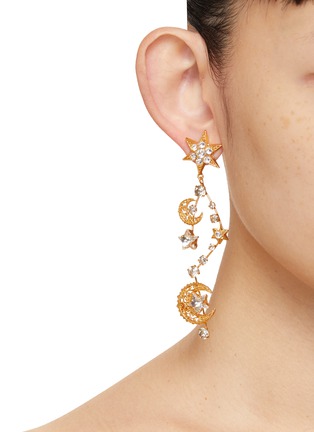 Front View - Click To Enlarge - JENNIFER BEHR - Artemis Austrian Crystal Earrings