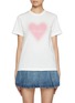 Main View - Click To Enlarge - MO&CO. - Heart Cotton T-shirt