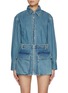 Main View - Click To Enlarge - MO&CO. - Vintage Wash Shirt Dress