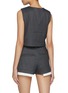 Back View - Click To Enlarge - MO&CO. - Layered Sleeveless Cropped Top