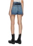 Back View - Click To Enlarge - MO&CO. - Pleated Medium Washed Denim Skort