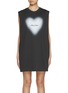 Main View - Click To Enlarge - MO&CO. - Graphic Slogan Print Cotton Dress