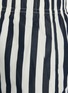  - MO&CO. - Striped Cotton Shorts