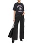 Figure View - Click To Enlarge - MO&CO. - Wide Leg Cargo Jeans