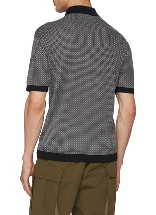 Back View - Click To Enlarge - RAG & BONE - Tyson Rayon Polo Shirt