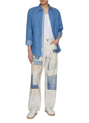 Figure View - Click To Enlarge - RAG & BONE - Fit 4 Mirimar Canvas Straight Leg Jeans