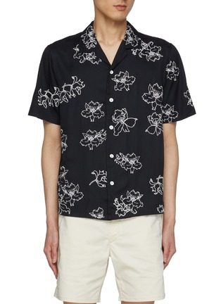 Main View - Click To Enlarge - RAG & BONE - Avery Resort Embroidered Shirt