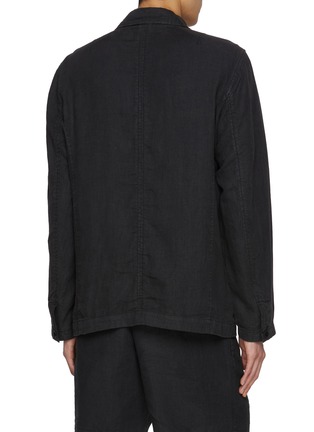 Back View - Click To Enlarge - RAG & BONE - Evan Chore Linen Jacket