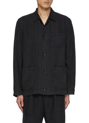 Main View - Click To Enlarge - RAG & BONE - Evan Chore Linen Jacket