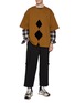 Figure View - Click To Enlarge - SONG FOR THE MUTE - Oversized Stacked Diamond Print Logo T-Shirt