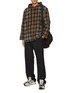 Figure View - Click To Enlarge - SONG FOR THE MUTE - Tartan Checkered Hoodie