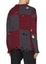 Back View - Click To Enlarge - SONG FOR THE MUTE - Large Chequered Sweater