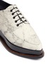 Detail View - Click To Enlarge - OPENING CEREMONY - 'Eleanora' wedge platform marble print leather Oxfords