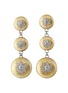 Main View - Click To Enlarge - BUCCELLATI - Macri 18K Yellow White Gold Diamond Drop Earrings