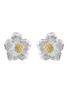 Main View - Click To Enlarge - BUCCELLATI - Blossom Gold & Rhodium Plated Sterling Silver Earrings